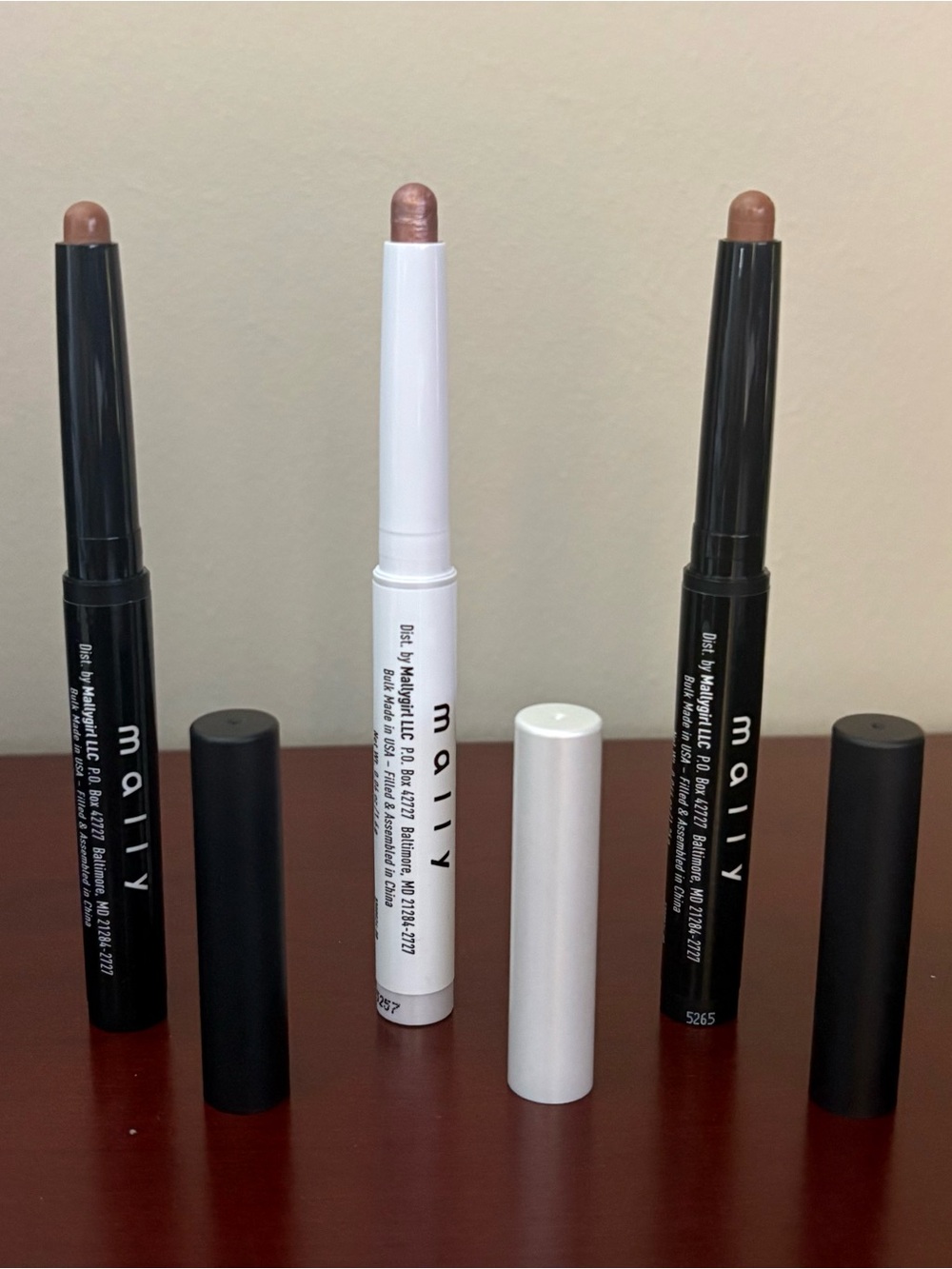 Mally Evercolor Shadow Stick Extra Eye Shadow ASSORTED BROWNS (LOT/3)